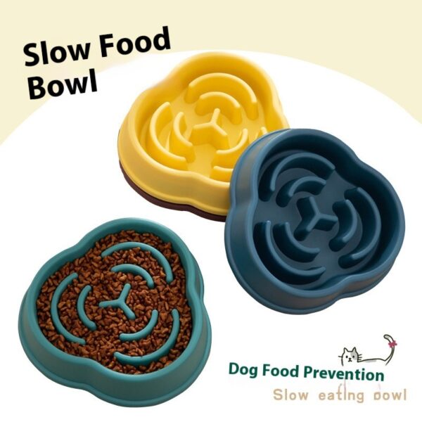 Pet Slow Feeding Bowl Dog Bowl Anti-choke Anti-skid - Image 4